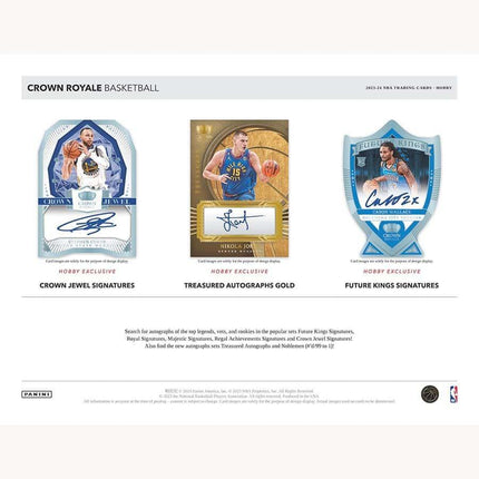 Panini - 2023/24 Crown Royale Basketball (NBA) - Hobby Box - The Card Vault