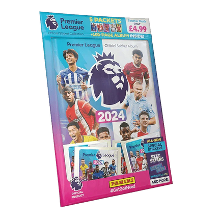 Panini - 2023/24 Premier League Football (Soccer) Sticker Collection - Starter Pack - The Card Vault