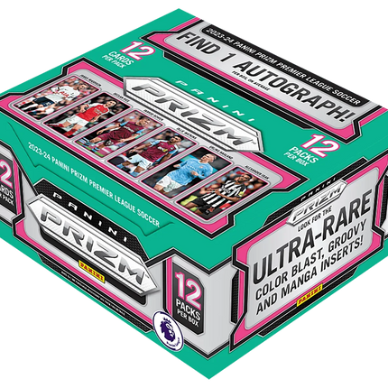 Panini - 2023/24 Prizm Premier League Football (Soccer) - Hobby Box (12 Packs) - The Card Vault