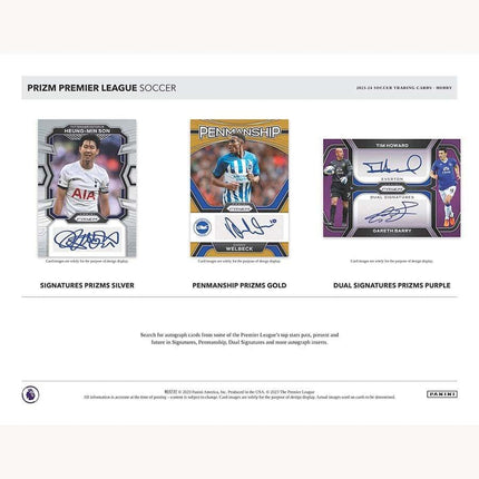 Panini - 2023/24 Prizm Premier League Football (Soccer) - Hobby Box (12 Packs) - The Card Vault