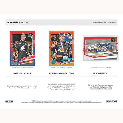 Panini - 2024 Donruss NASCAR Racing - Hobby Box - The Card Vault