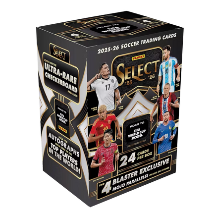 Panini 2025/26 Select Road to World Cup Football Soccer Blaster Box