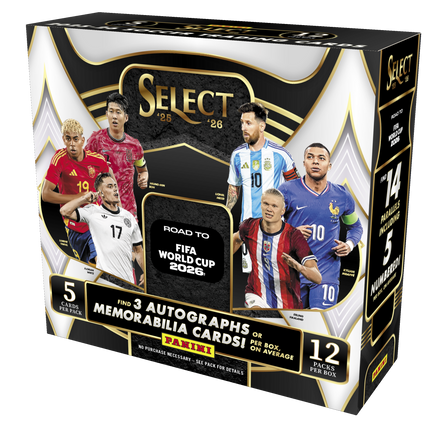 Panini 2025/26 Select Road to World Cup Football Soccer Hobby Box