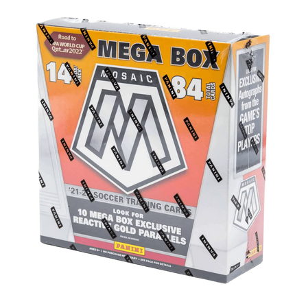 Panini - Mosaic Road to FIFA World Cup 2022 Football (Soccer) - Mega Box (6 Packs) - The Card Vault