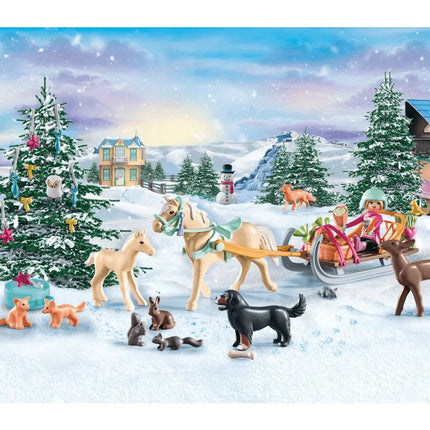 Playmobil - Christmas Sleigh Ride - Advent Calendar - The Card Vault