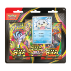 Pokemon Mega Evolution Delta Reign English three-pack blister showing Seel promo artwork