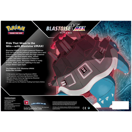 Pokemon TCG: Blastoise VMAX Battle Box - The Card Vault