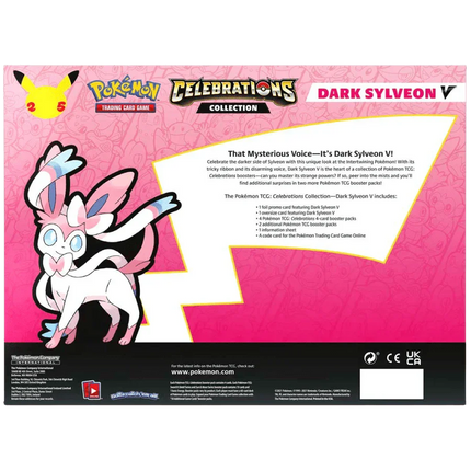 Pokemon TCG: Celebrations Collection Box - Dark Sylveon - The Card Vault