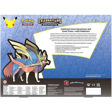 Pokemon TCG: Celebrations Collection Box - Deluxe Pin Box - The Card Vault