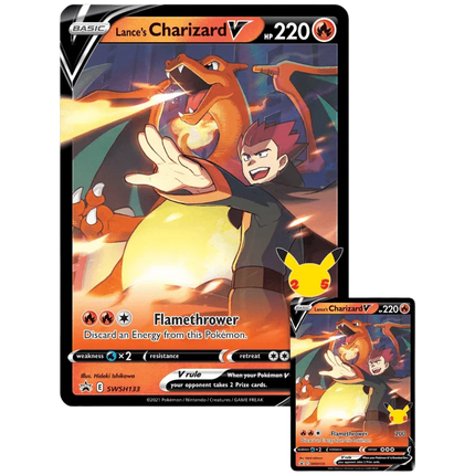 Pokemon TCG: Celebrations Collection Box - Lance's Charizard - The Card Vault