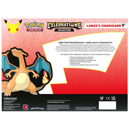 Pokemon TCG: Celebrations Collection Box - Lance's Charizard - The Card Vault