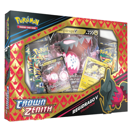 Pokemon TCG: Crown Zenith Regidrago V Collection Box - The Card Vault
