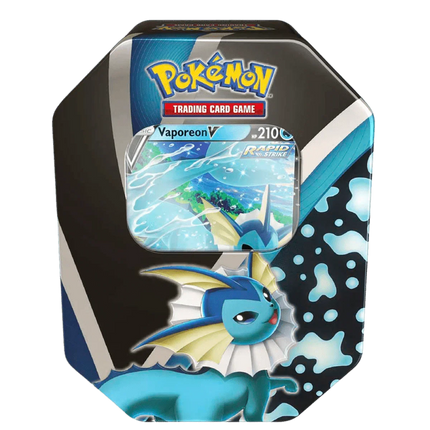 Pokemon TCG: Eevee Evolutions Tin - Vaporeon - The Card Vault