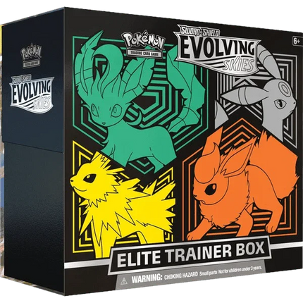 Pokemon TCG: Evolving Skies Elite Trainer Box - Leafeon, Umbreon, Jolteon, Flareon - The Card Vault