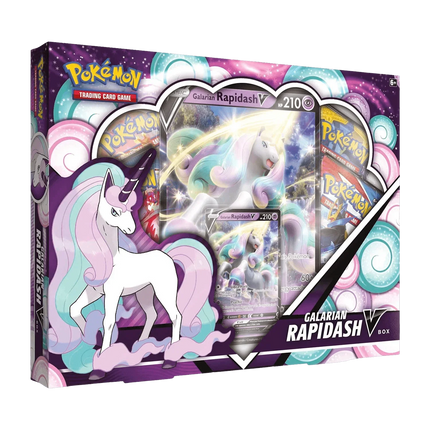 Pokemon TCG: Galarian Rapidash V Collection Box - The Card Vault