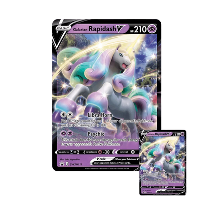 Pokemon TCG: Galarian Rapidash V Collection Box - The Card Vault