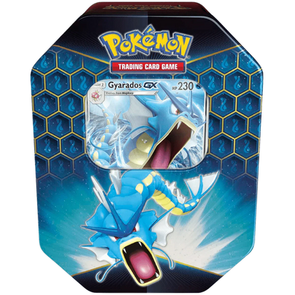 Pokemon TCG: Hidden Fates Tin - Gyarados GX - The Card Vault