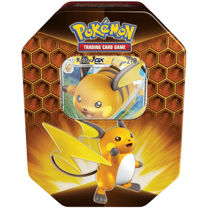 Pokemon TCG: Hidden Fates Tin - Raichu GX - The Card Vault