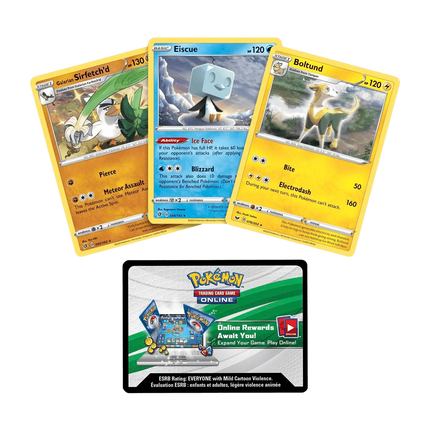 Pokemon TCG: Knock Out Collection (Boltund, Eiscue & Galarian Sirfetch'd) - The Card Vault
