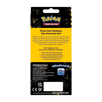 Pokemon TCG: Knock Out Collection (Toxtricity, Duraludon & Sandaconda) - The Card Vault