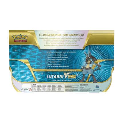 Pokemon TCG: Lucario VSTAR Special Collection Box - The Card Vault