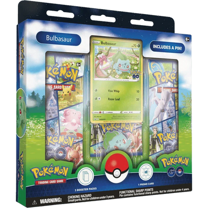 Pokemon TCG: Pokémon GO Pin Collection - Bulbasaur - The Card Vault