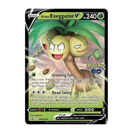Pokemon TCG: Pokémon GO Special Collection Box - Alolan Exeggutor V - The Card Vault