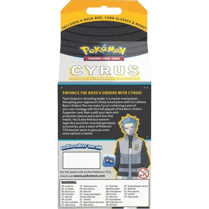 Pokemon TCG - Premium Tournament Collection Box - Cyrus - The Card Vault
