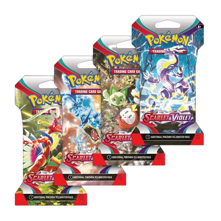 Pokemon TCG - Scarlet & Violet Base Set - Sleeved Booster Pack - The Card Vault
