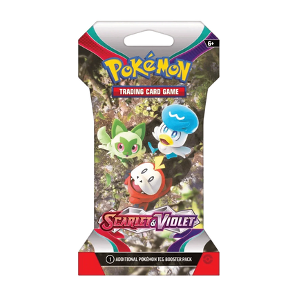 Pokemon TCG - Scarlet & Violet Base Set - Sleeved Booster Pack - The Card Vault
