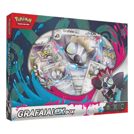 Pokemon TCG - Scarlet & Violet - Grafaiai Ex Collection Box - The Card Vault