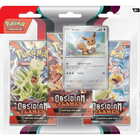 Pokemon TCG - Scarlet & Violet - Obsidian Flames - 3-Pack Blister - Eevee - The Card Vault