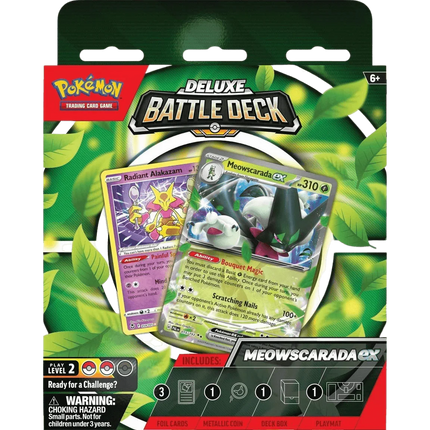 Pokemon TCG - Scarlet & Violet Paldea Evolved - Meowscarada Ex Deluxe Battle Deck - The Card Vault