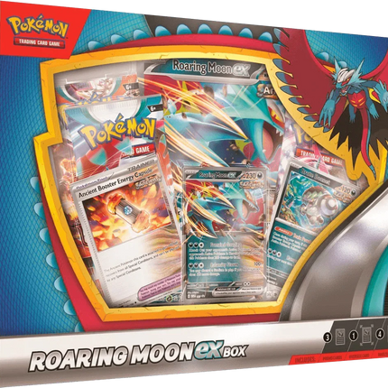 Pokemon TCG - Scarlet & Violet - Roaring Moon ex Collection Box - The Card Vault