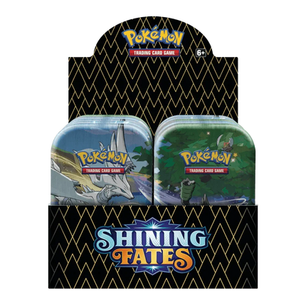 Pokemon TCG: Shining Fates Mini Tin Display Case (10x Tins) - The Card Vault