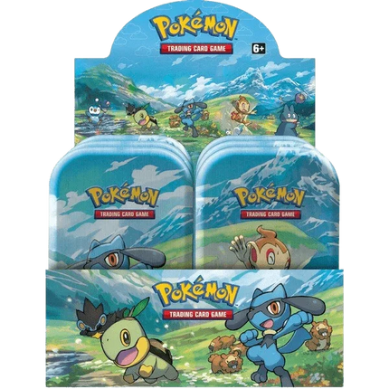 Pokemon TCG: Sinnoh Stars Mini Tin Display Case (10x Tins) - The Card Vault