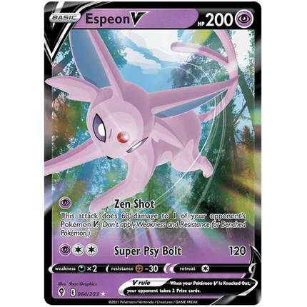 Pokemon TCG: V Heroes Tin - Espeon V - The Card Vault