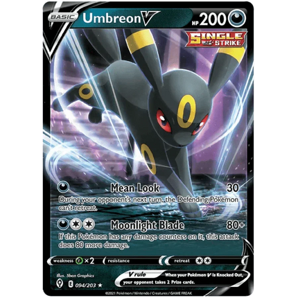Pokemon TCG: V Heroes Tin - Umbreon V - The Card Vault