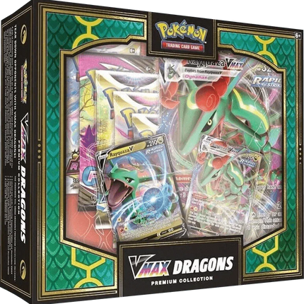 Pokemon TCG: VMAX Dragons Premium Collection - Rayquaza/Duraludon - The Card Vault