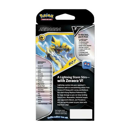 Pokemon TCG: Zeraora V Battle Deck - The Card Vault