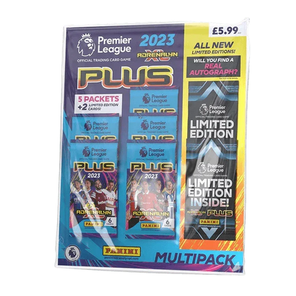 Premier League 2022/23 - Adrenalyn XL PLUS Football (Soccer) - Multipack - The Card Vault
