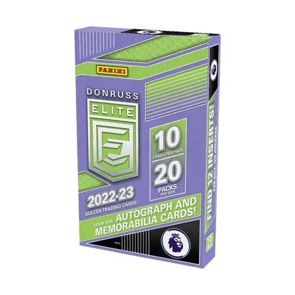 Premier League 2022/23 Donruss Elite Football (Soccer) - Retail Box (20 Packs) - The Card Vault