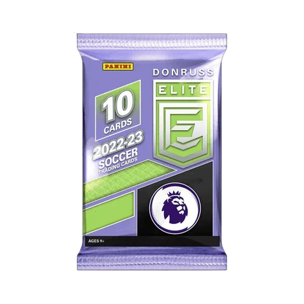 Premier League 2022/23 Donruss Elite Football (Soccer) - Retail Box Display Case (10x Retail Boxes) - The Card Vault
