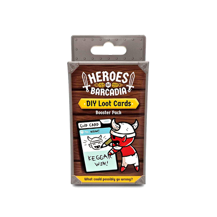 Heroes of Barcadia: DIY Loot Cards Booster Pack packaging