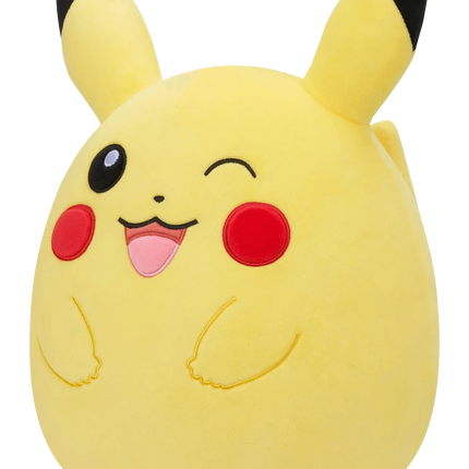 Squishmallows - Pokemon - Winking Pikachu Plush (14in) - The Card Vault