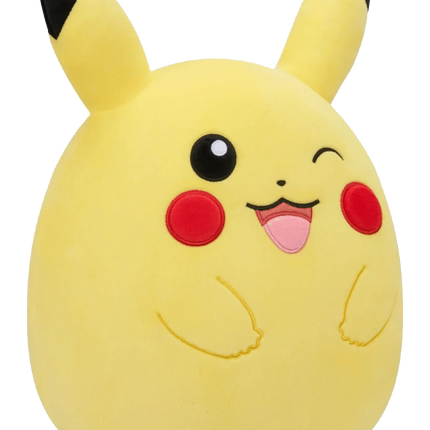 Squishmallows - Pokemon - Winking Pikachu Plush (14in) - The Card Vault