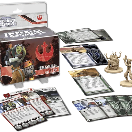 Star Wars: Imperial Assault – Hera Syndulla and C1-10P Ally Pack - The Card Vault
