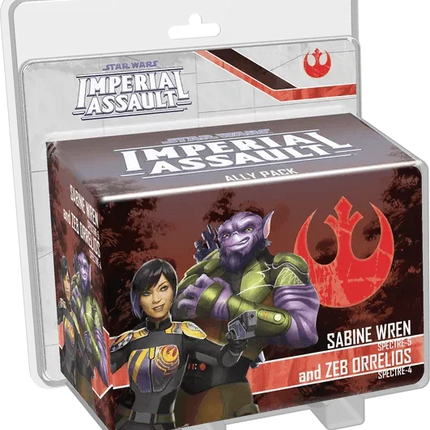 Star Wars: Imperial Assault – Sabine Wren and Zeb Orrelios Ally Pack - The Card Vault