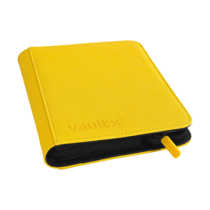 Vault X - 4-Pocket Exo-Tec® Zip Binder - Yellow