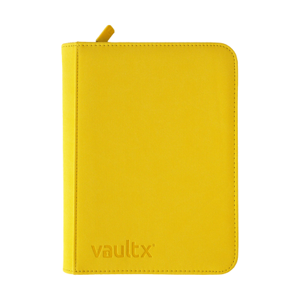 Vault X - 4-Pocket Exo-Tec® Zip Binder - Yellow